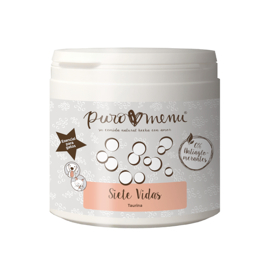 0.1 KG Pure Menu Siete Vidas Taurina para cães e gatos