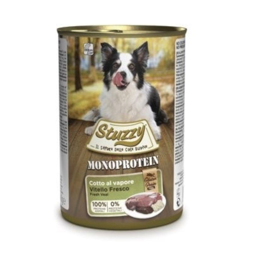 4.8 kg Stuzzy Monoprotein Vitela em lata para cães