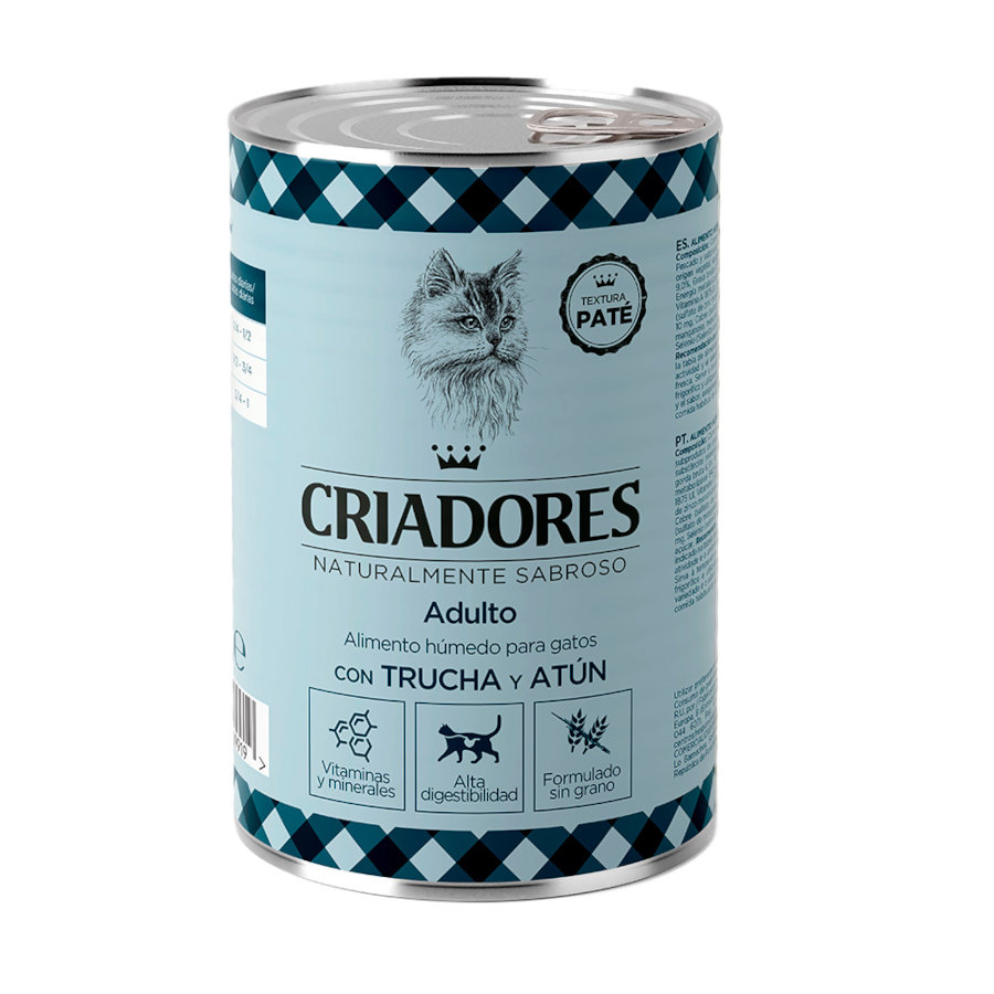 0.4 KG Criadores Adulto con Truta e Atum lata para gatos