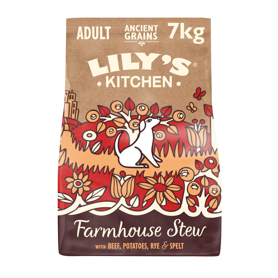7 KG 7 kg Lily's Kitchen Adult Vitela ração para cães