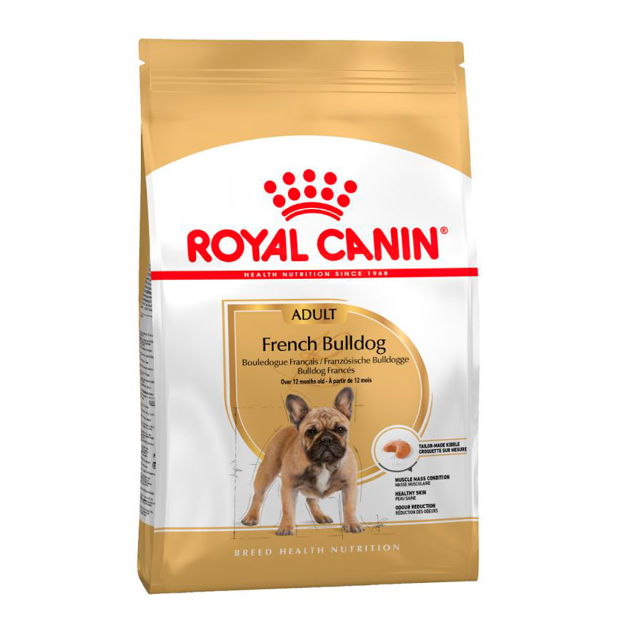 2 x 9 kg Royal Canin Adult Buldogue Francês ração para cães Pack poupança!