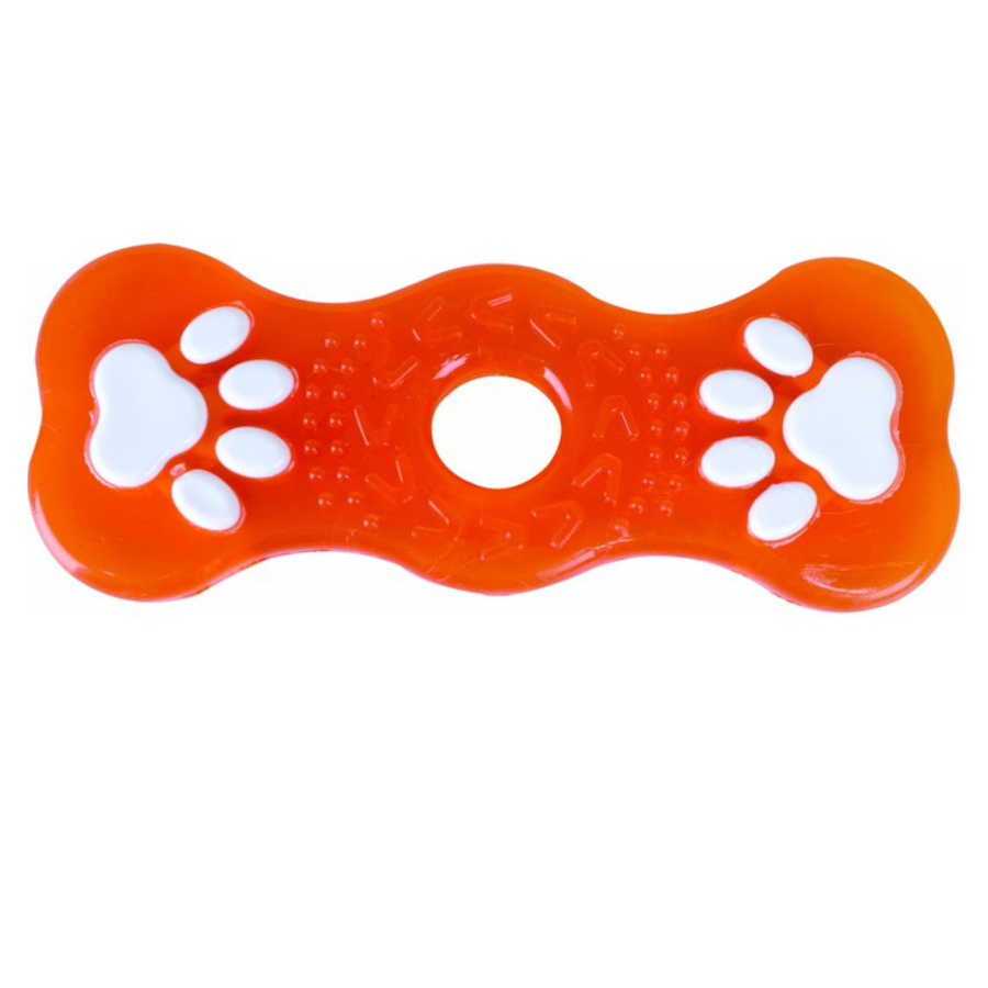 M-Pets Yummy Brinquedo com Sabor a Bacon Vermelho para cães