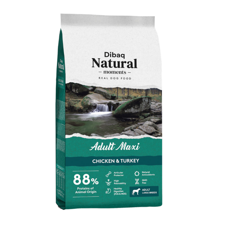 15 KG Dibaq Natural Moments Adult Maxi ração para cães