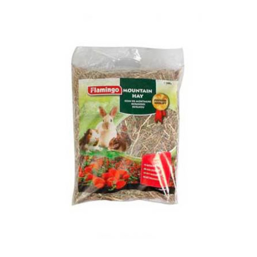 0.5 KG Flamingo Feno de Montanha Quadril de Rosa para roedores