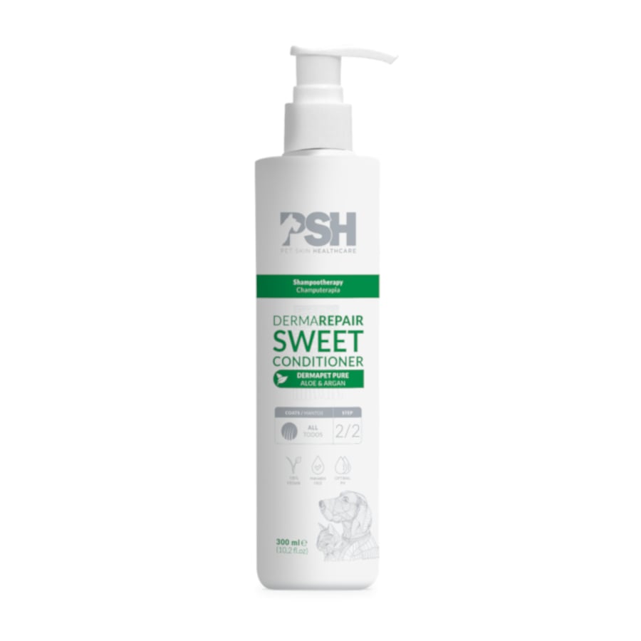 300 ml PSH Derma Repair Sweet condicionador para cães e gatos