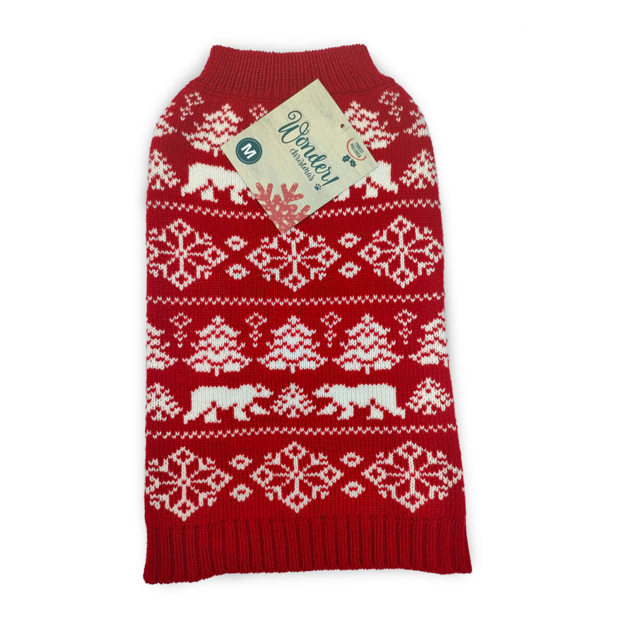 Wonder Christmas Forest camisola de natal para cães