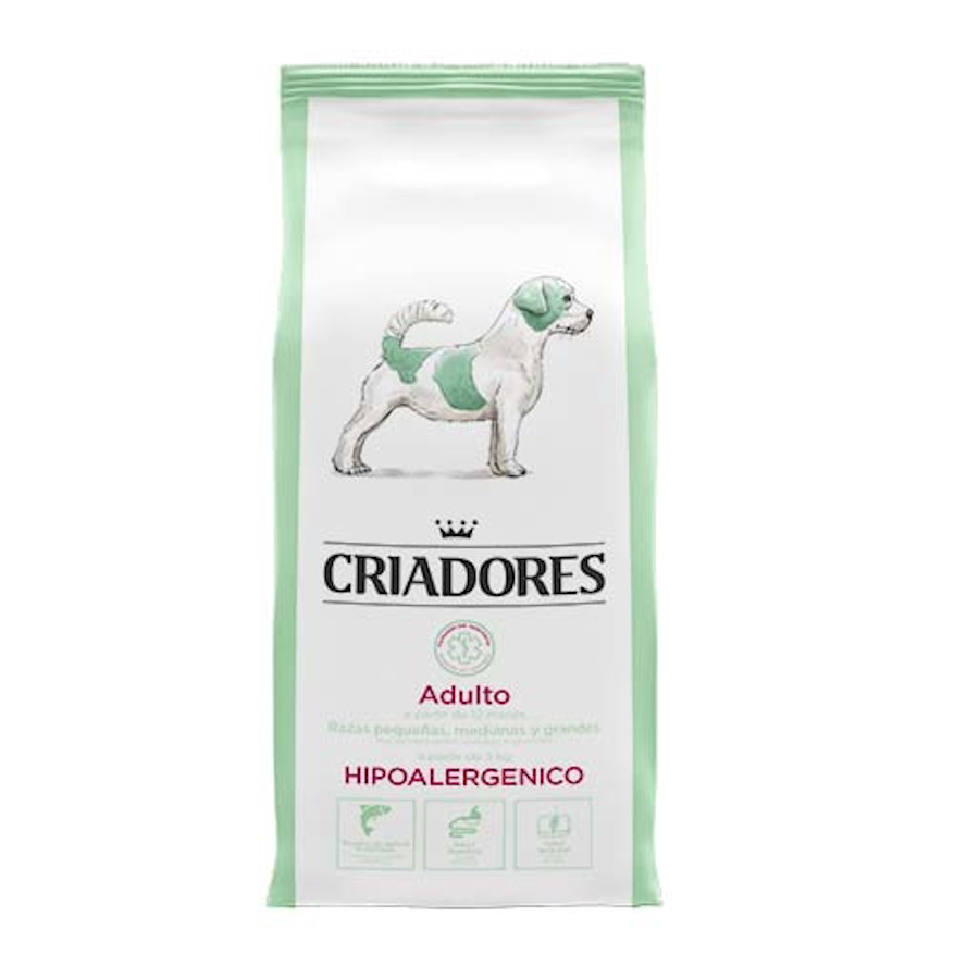 2 x 12 kg Criadores Dietetic Hipoalergénico Adulto ração para cães Pack poupança!