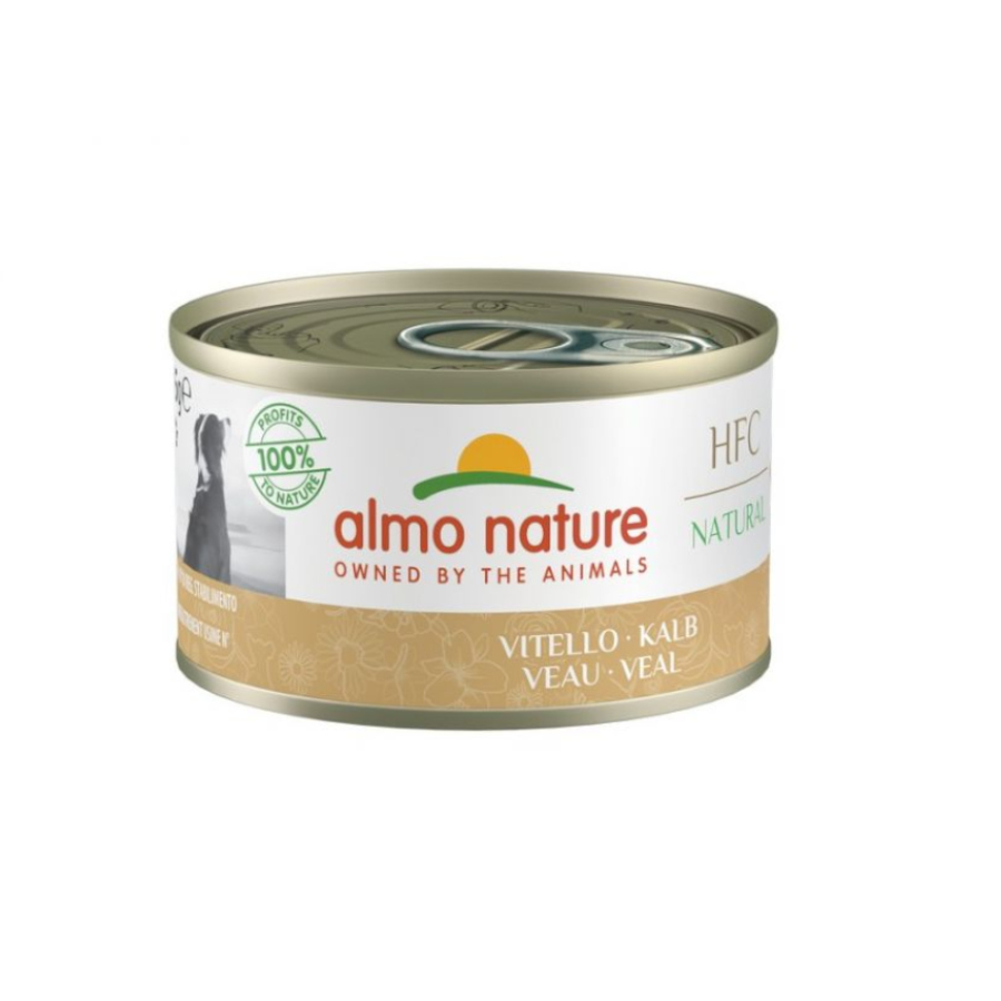 95 g Almo Nature HFC Classic Vitela lata para cães