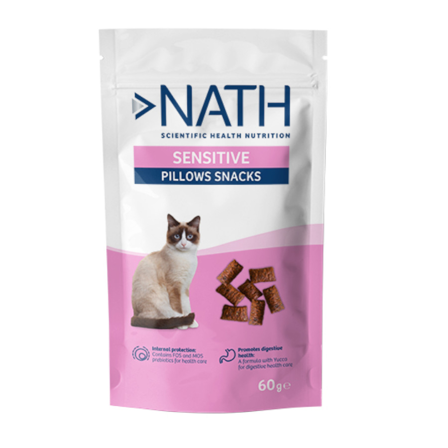 0.12 kg Nath Biscoitos Adult Sensitive para gatos
