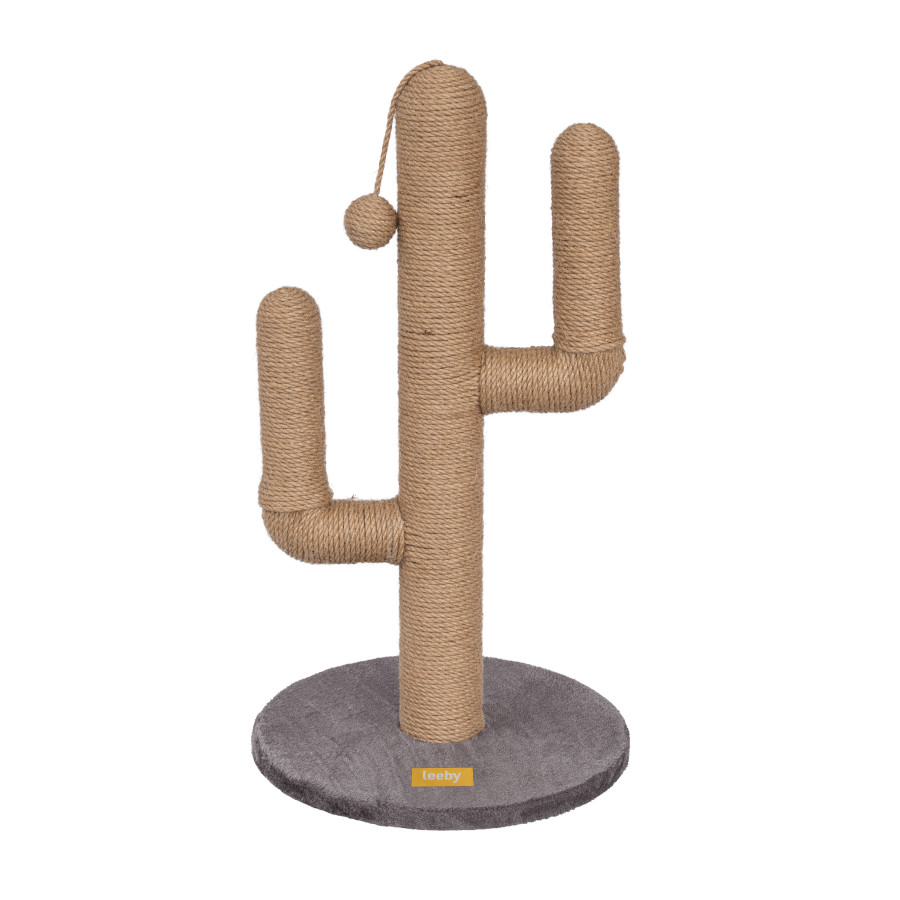 Leeby Carmen Cactus arranhador com brinquedo para gatos