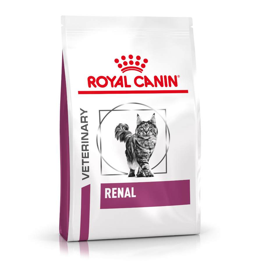 2 kg Royal Canin Veterinary Renal ração para gatos