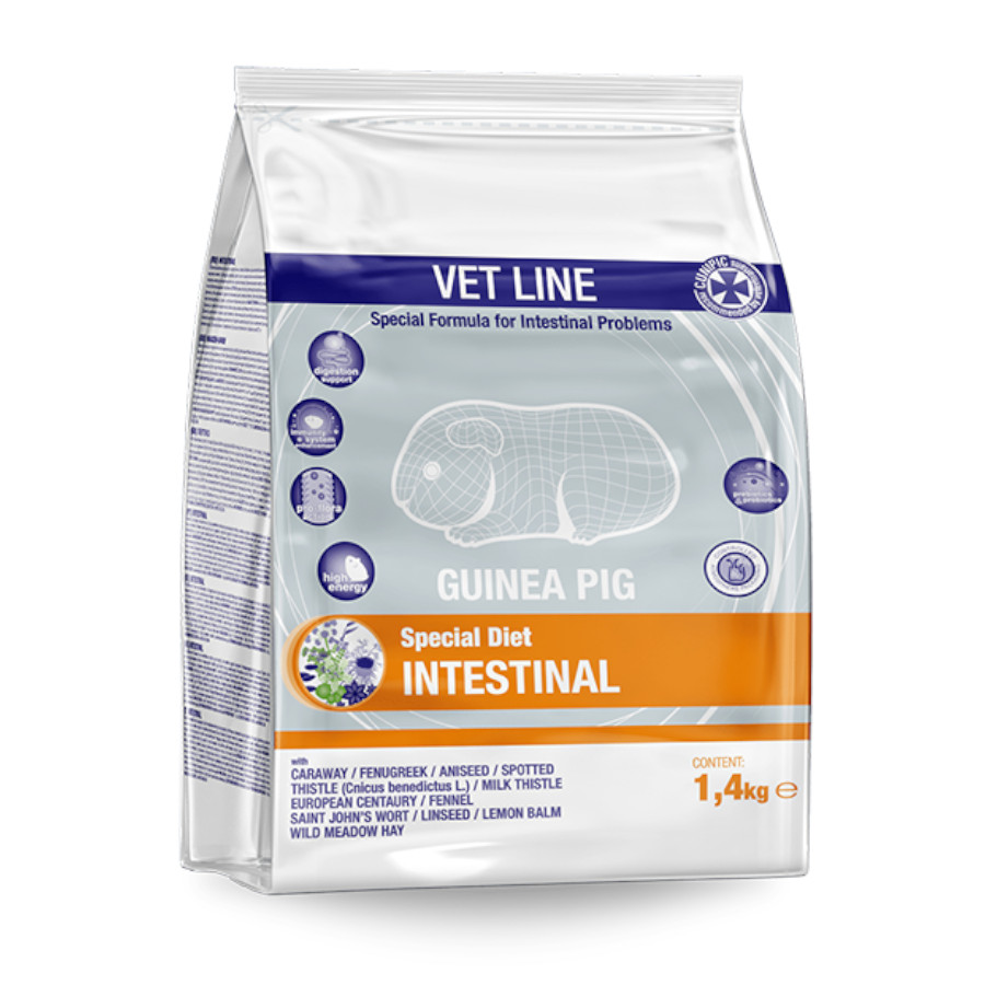 Cunipic Vet Line Intestinal Feno de prado para cobaia