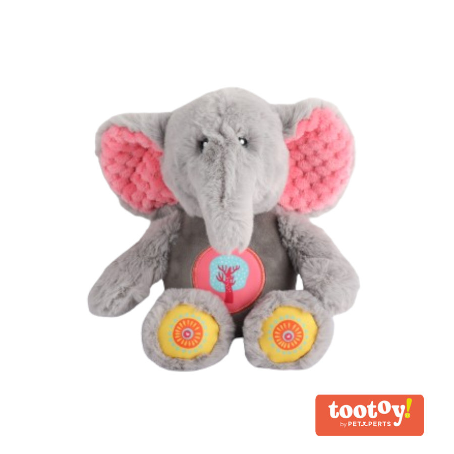 Tootoy! Comfort Cute Elephant Cuddler peluche para cães