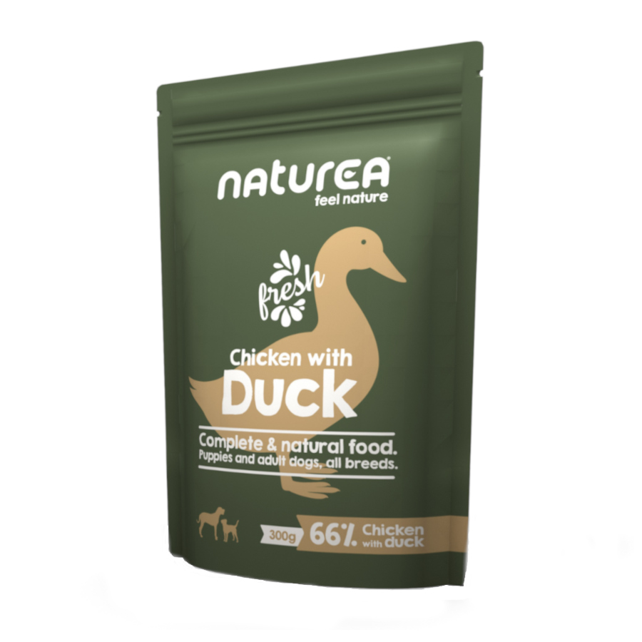 0.3 KG 300 g Naturea Frango e Pato saqueta para cães