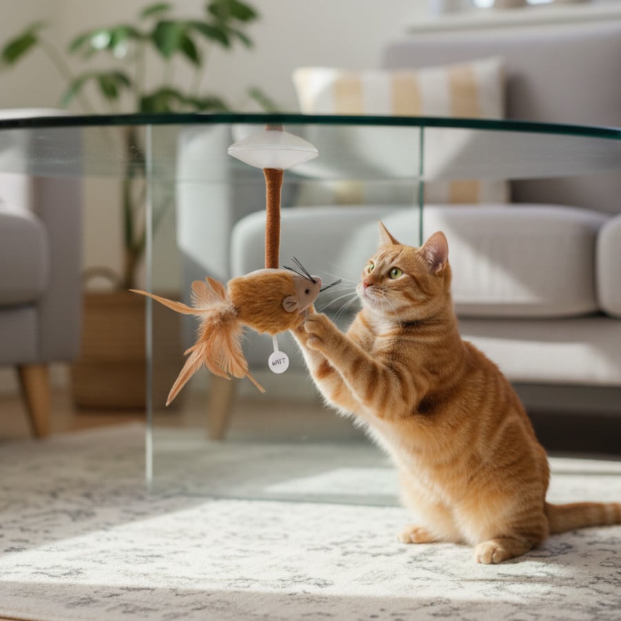 Tootoy! Interactive & Stimulate Rato com Pega para gatos