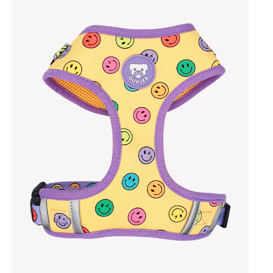 Dukier Smiley Peitoral ajustável para cães