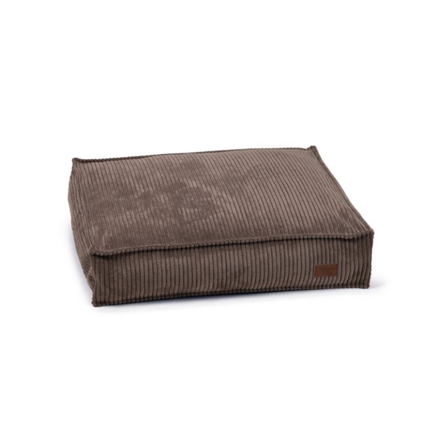 Designed by Lotte Ribbed Colchão Castanho para cães