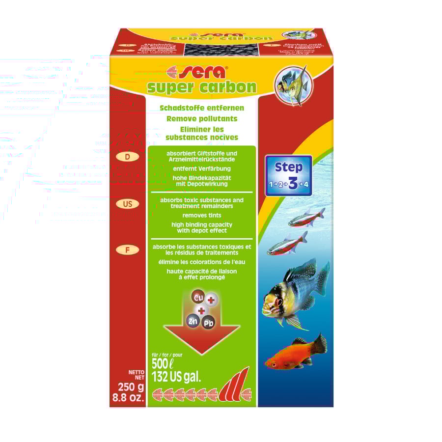 25 kg Sera Super Carbon Material para filtros