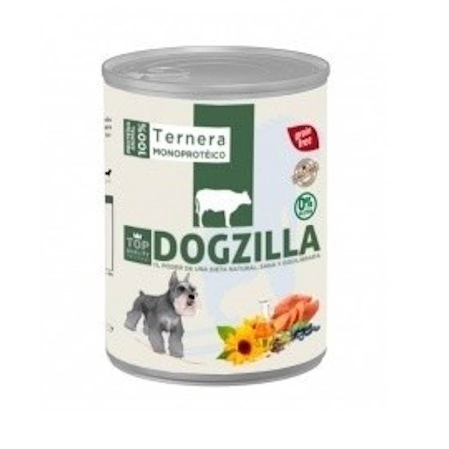 800 g Dogzilla vitela lata para cães