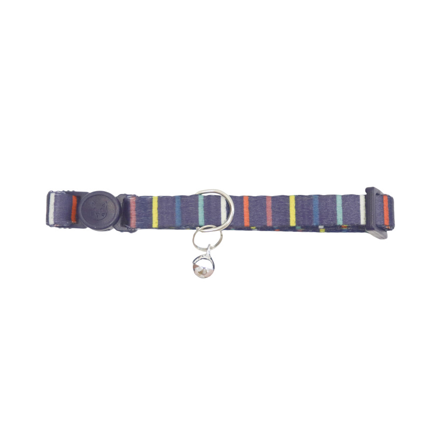 Gotoo Coleira nylon colorida para gatos