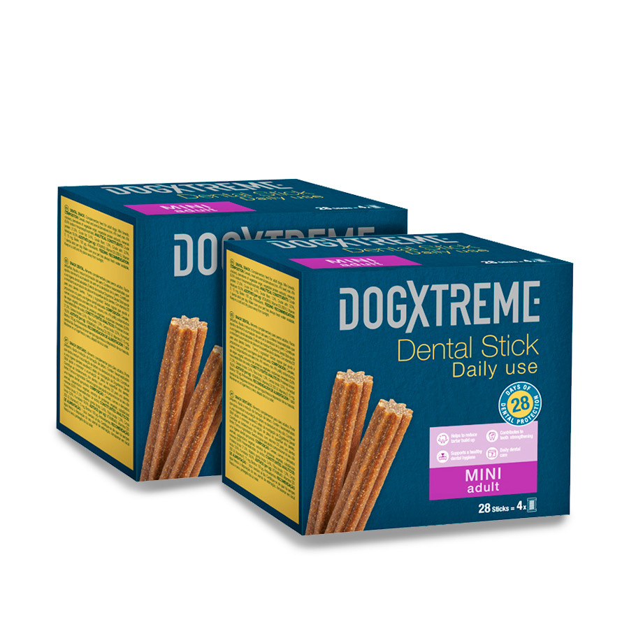 0.88 KG 56 barritas Dogxtreme Adult Mini Snacks Dentales para perros