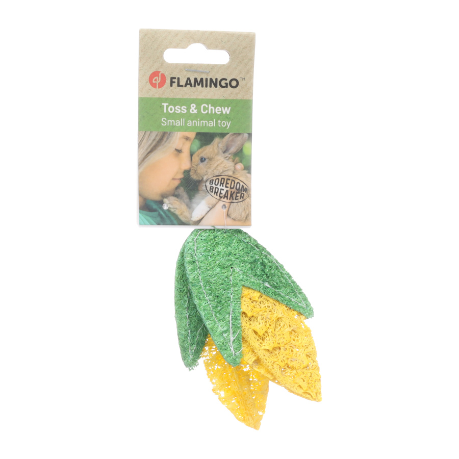 11 cm Flamingo Kanda Amarillo y Verde juguete para roedores