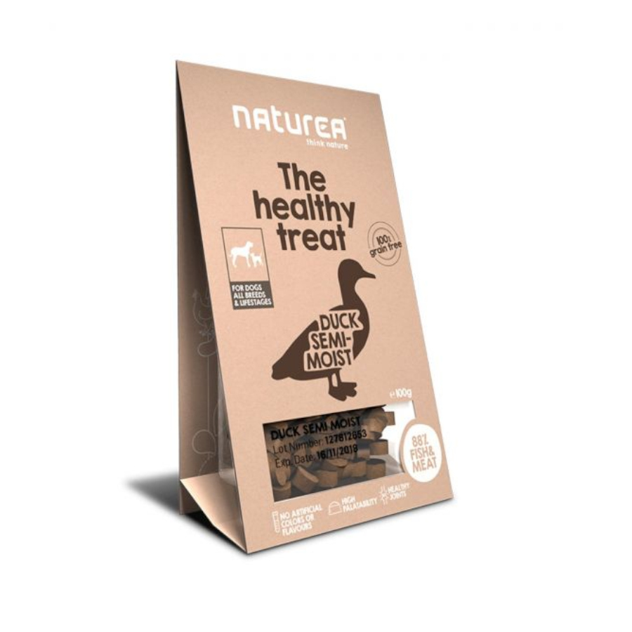 0.1 KG Naturea Bocaditos Think Nature Pato para cães