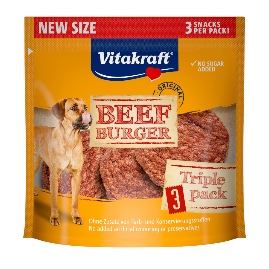27 g Vitakraft Beef Hambúrguer  para cães