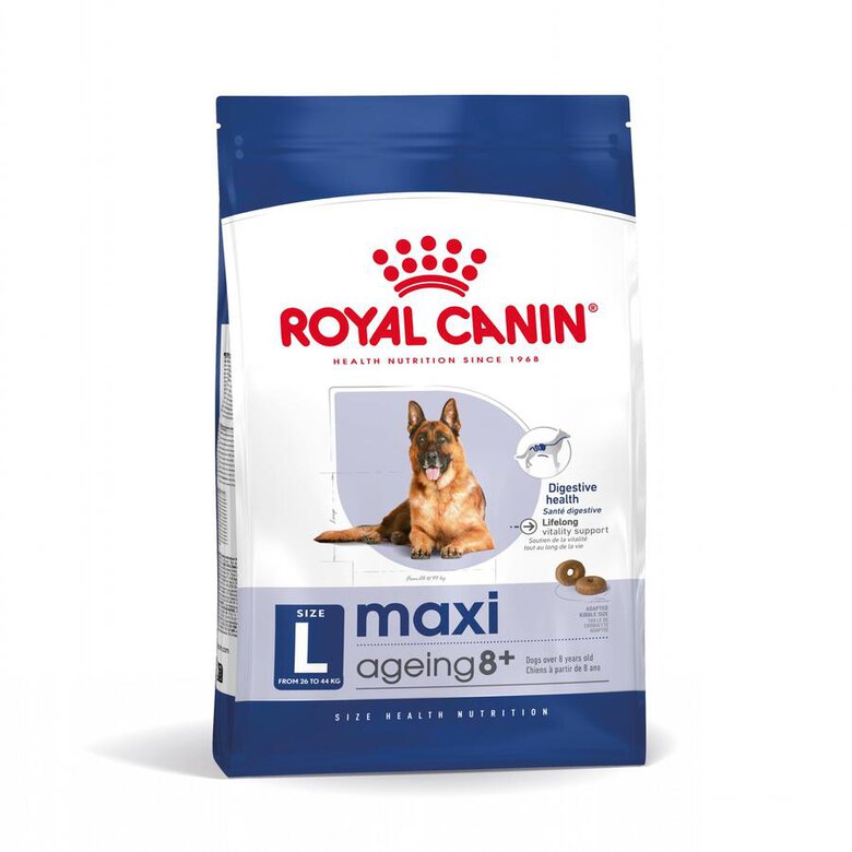 2 x 15 kg Royal Canin Maxi Ageing 8+ ração para cães Pack poupança!