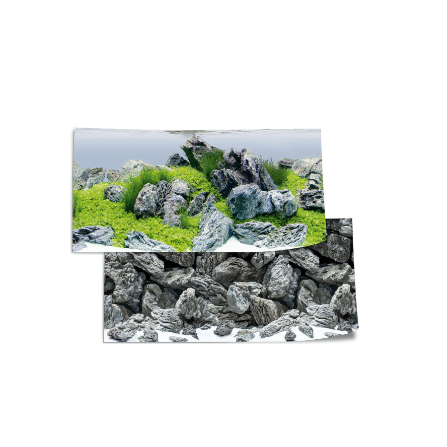 Pôster de fundo Juwel para aquários, base de imagens marinhas e rochosas