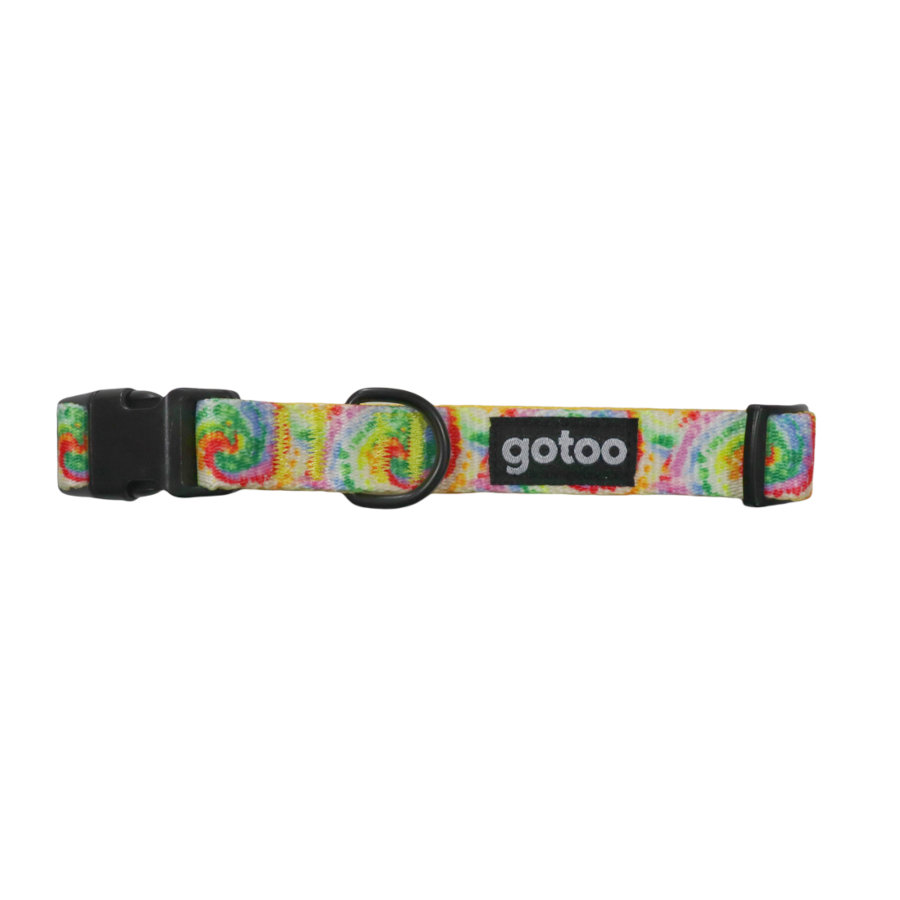 Gotoo Coleira estampada tie die para cães