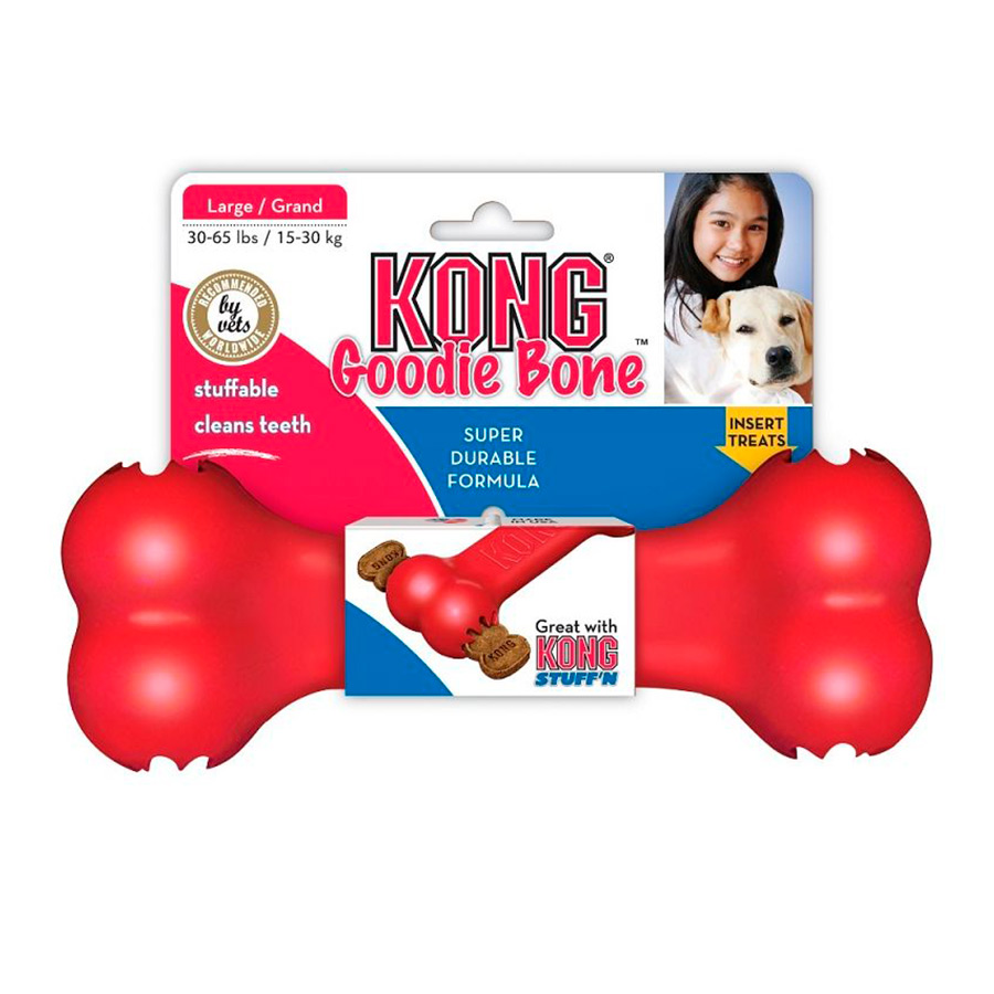 Kong Goodie Bone Osso porta-snacks para cães