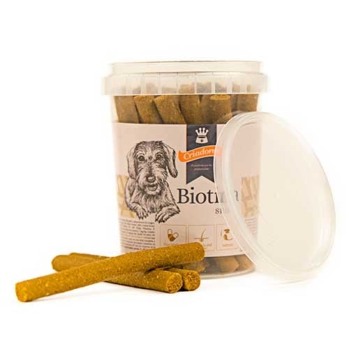 1.2 kg Criadores snack com biotina para cães 300gr