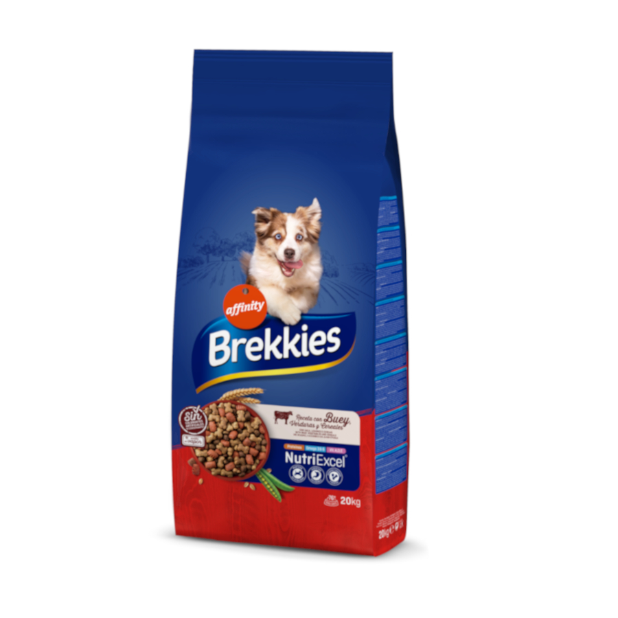 Brekkies ração Affinity Mix boi e verduras para cães, , large image number null