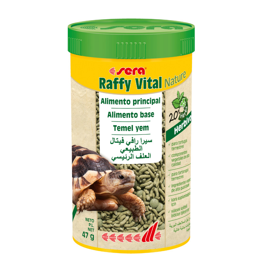 1 L Sera Raffy Vital Comida para reptis herbívoros