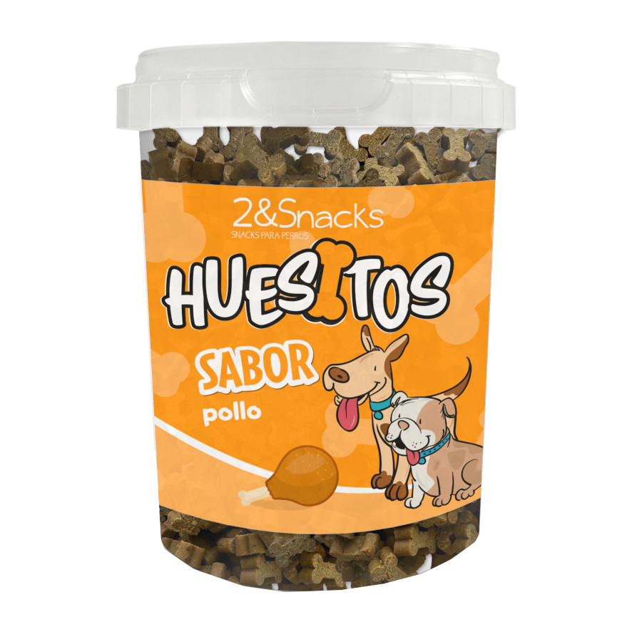 6 pacotes x 100 g 2Snacks Biscoitos Frango para cães Pack poupança!