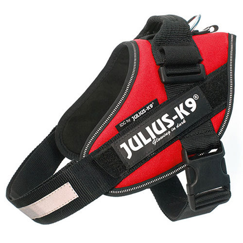 Julius-K9 IDC Peitoral Ergonómico Vermelho para cães