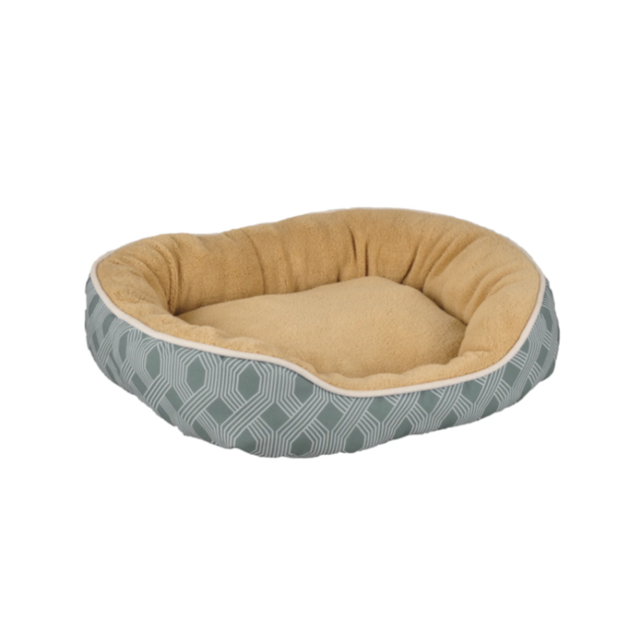 Flamingo Corvara Retangular Azul cama alcofa para cães