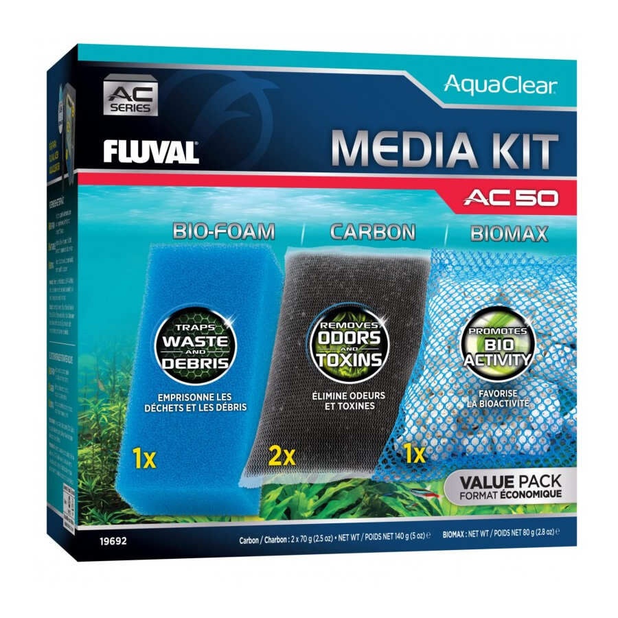 0.28 KG Fluval AquaClear AC Cargas de Manutenção para Filtro de Aquários