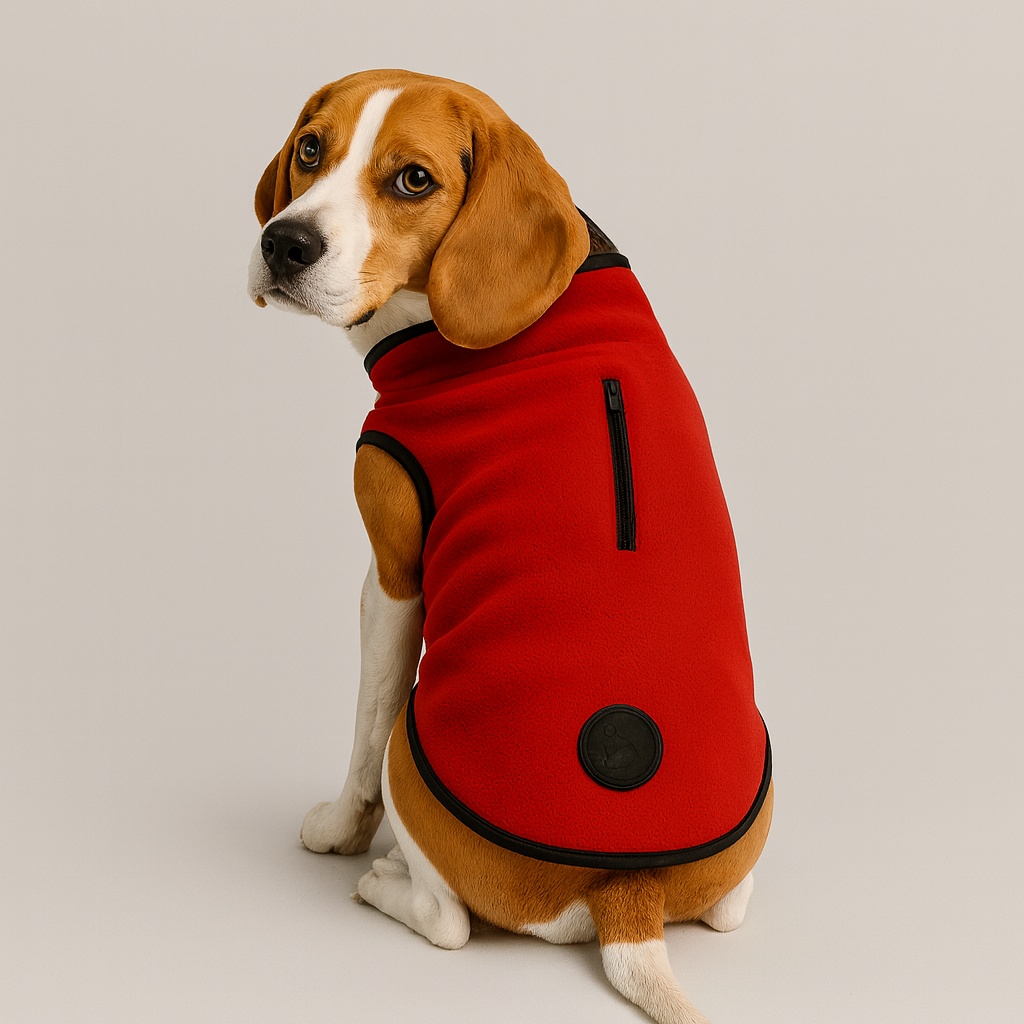 Nayeco Casaco Polar Vermelho para Cães