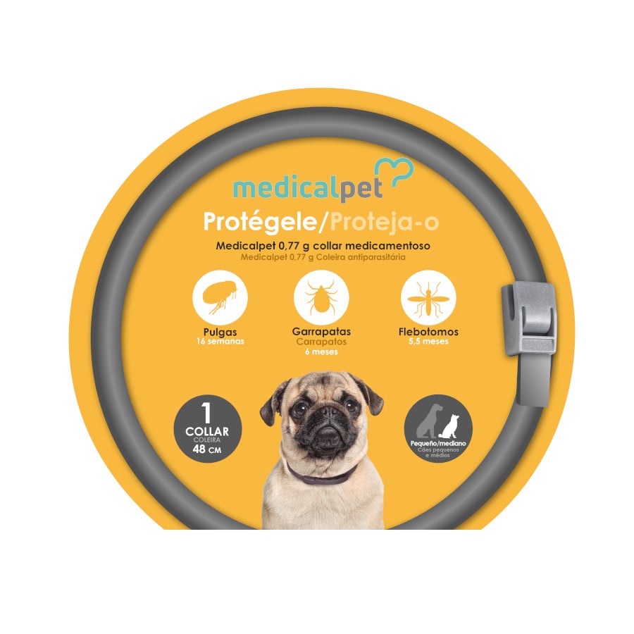 0.02 KG Medicalpet Coleira Antiparasitária para cães
