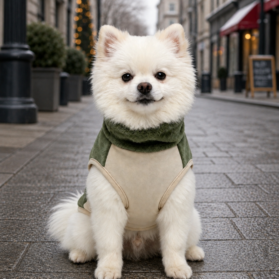 Gotoo Camisola Polar Verde para cães