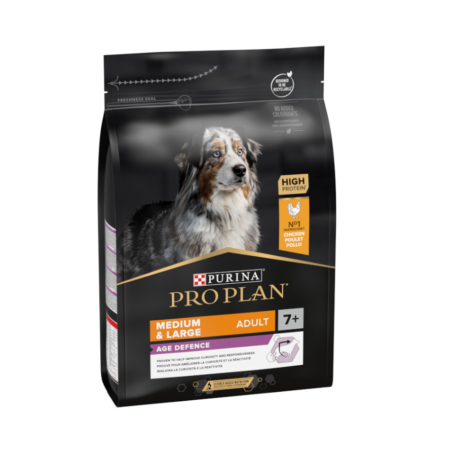 14 kg Pro Plan Adult Medium Y Large Frango ração para cães seniores