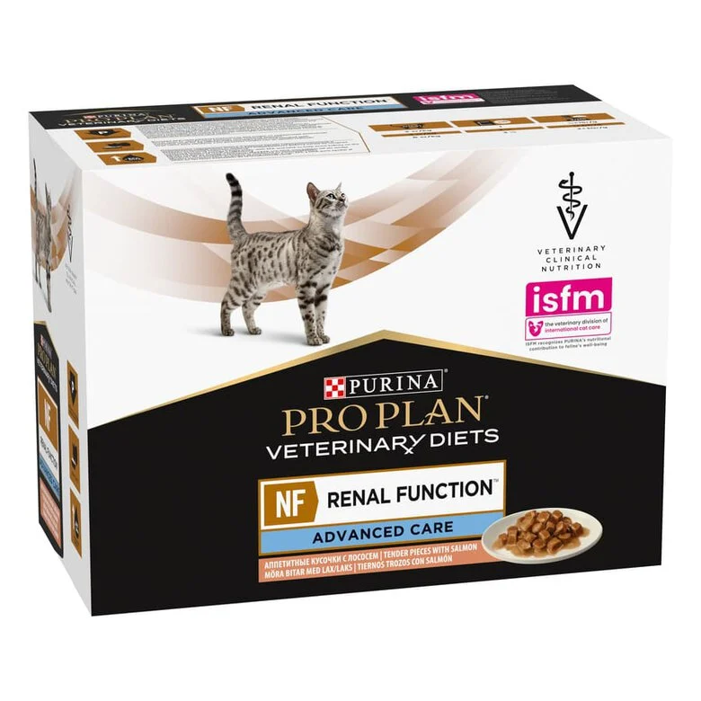 0.85 KG Pro Plan Veterinary Diets Renal Function salmão saqueta para gatos