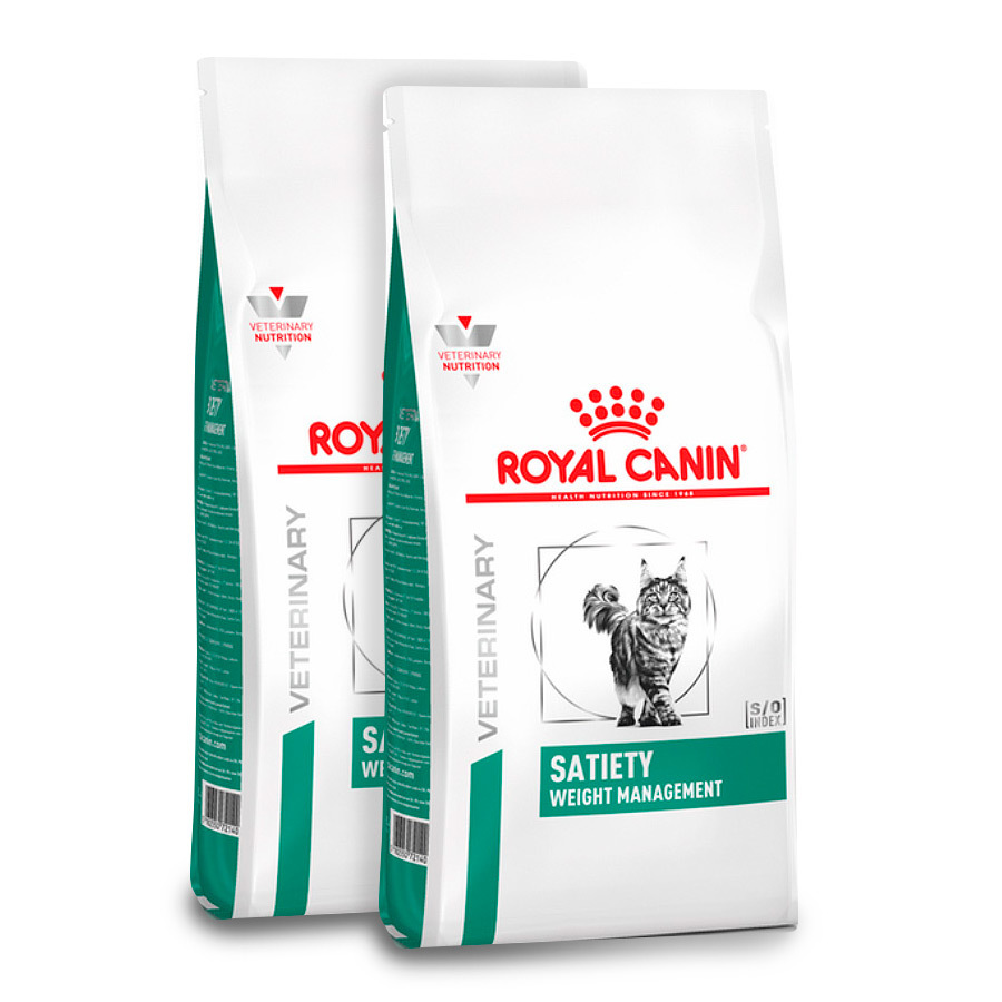 2 x 6 kg Royal Canin Veterinary Satiety Weight Management ração para gatos Pack poupança!