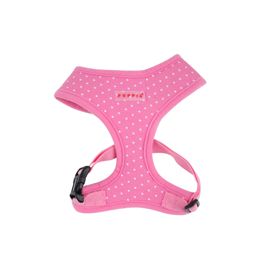 Puppia Dotty Peitoral Rosa para cães
