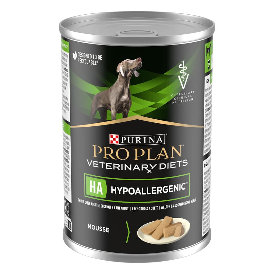 400 g Pro Plan Veterinary Diets Hypoallergenic Mousse lata para cães