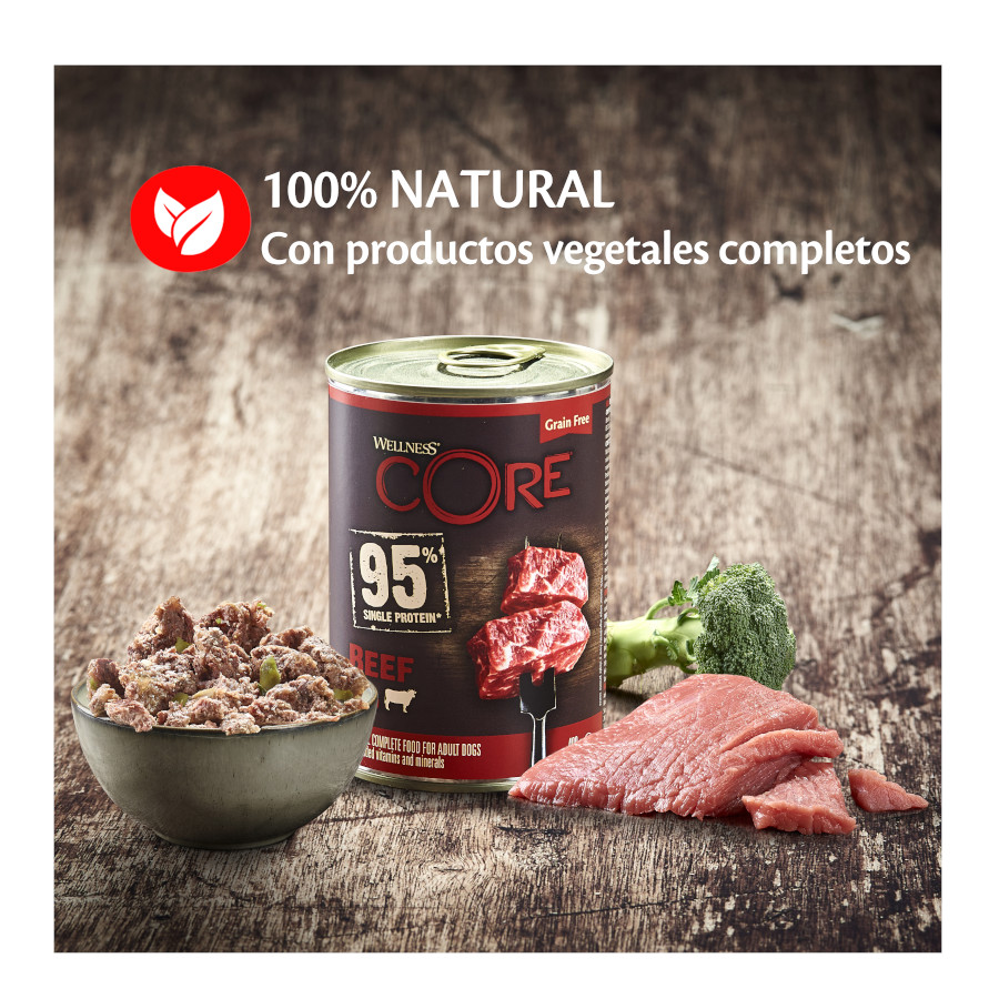 Wellness Core Adult carne e brócolos lata para cães, , large image number null
