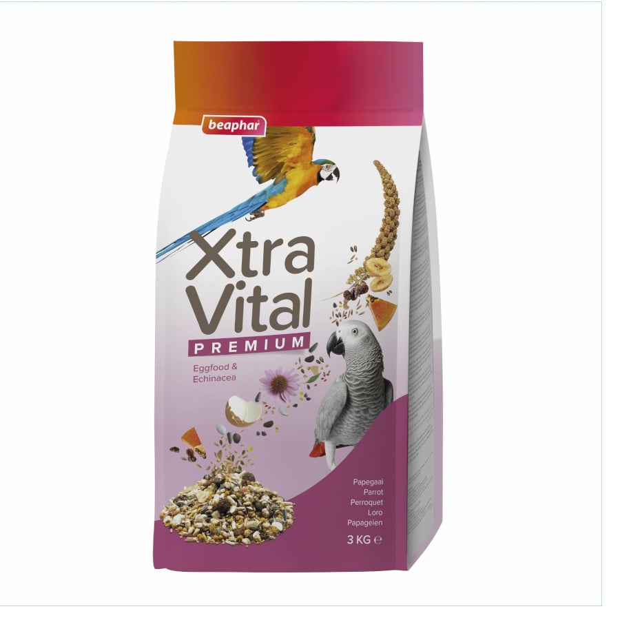 Comida para pássaros Beaphar XtraVital Premium para papagaios