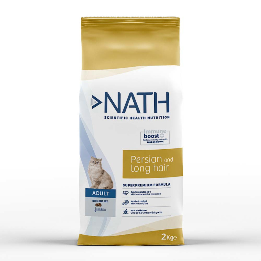 2 KG Nath Adult Persa e Pelo Longo ração para gatos